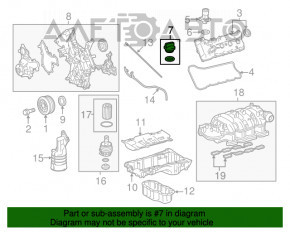 Крышка маслозаливной горловины 2AR-FE Toyota Camry v50 12-14 2.5 usa