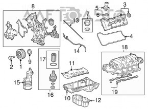 Крышка маслозаливной горловины 2AR-FE Toyota Camry v50 12-14 2.5 usa