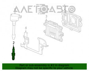 Свеча зажигания Honda Accord 18-22 1.5T L15B7
