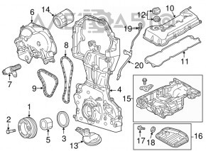 Roata dintata a arborelui cotit Nissan Pathfinder 13-20 2.5h