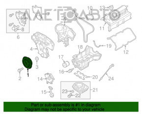 Шкив коленвала Nissan Maxima A36 16-