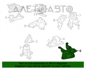 Suport motor stânga pentru pernă Toyota Rav4 19- 2.5