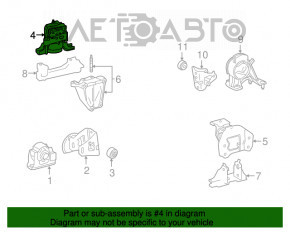 Подушка двигателя правая Toyota Rav4 13-18 hybrid