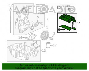 Крышка клапанная Honda CRV 17-19 2.4 K24V