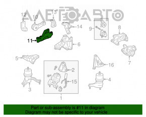 Suport motor superior pentru perna Toyota Highlander 14-19 3.5