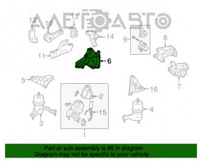 Suport motor dreapta Toyota Sienna 11-16 3.5