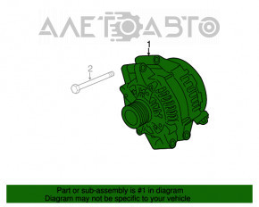 Generatorul BMW X5 E70 07-13 3.0