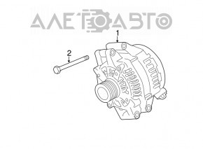 Generatorul BMW X5 E70 07-13 3.0