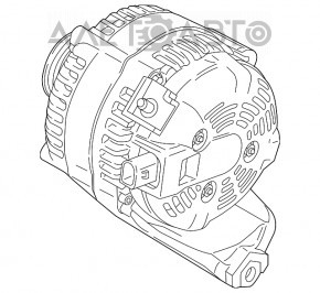 Генератор BMW X1 F48 16-19 B46 180A