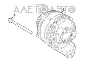 Генератор BMW X1 F48 16-19 B46 180A