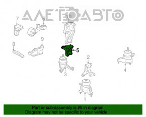 Suport motor amortizor inferior dreapta Toyota Camry v50 12-14 2.5, hibrid SUA tip 1