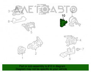 Suport motor spate pentru perna Lexus NX200t NX300 15-21 FWD