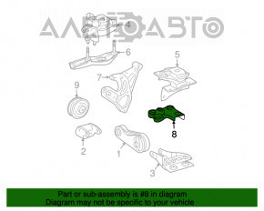 Suport motor stânga Toyota Prius 2004-2009