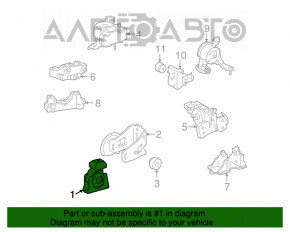 Pernele centrale ale motorului Lexus Hs250h 10-12