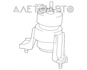 Pernele centrale ale motorului Toyota Highlander 14-19 2.7