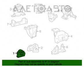 Pernele motorului față Toyota Rav4 13-18 hibrid.