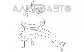 Pernele motorului drept Toyota Highlander 14-19 2.7