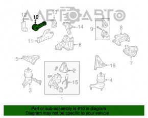 Pernele superioare ale motorului Lexus RX350 10-15, noi, originale OEM