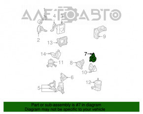 Кронштейн двигателя верхний левый Lexus RX300 RX330 04-09