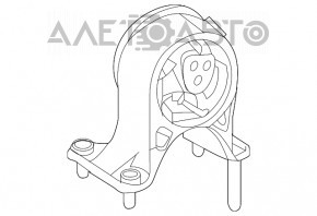 Pernele motorului din spate Toyota Highlander 20-22 3.5 FWD