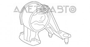 Pernele motorului spate Lexus NX200t NX300 15-21 FWD