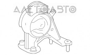 Suport motor spate Toyota Rav4 13-18 hibrid nou original OEM