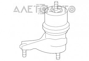 Pernele motorului stâng Toyota Camry v55 15-17 3.5 SUA nou neoriginal TENACITY