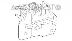 Подушка двигателя левая Lexus RX350 16-22