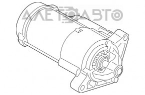 Стартер BMW X1 F48 16-19 B46 на запчасти, топляк