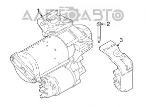 Стартер BMW 7 G11 G12 16-19 B58