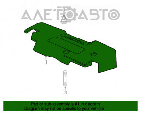 Накладка двигателя Honda Accord 14-15 hybrid