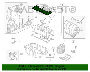 Capacul motorului Honda CRV 12-16