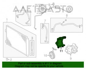 Кронштейн компрессора кондиционера Toyota Camry v50 12-14 hybrid usa