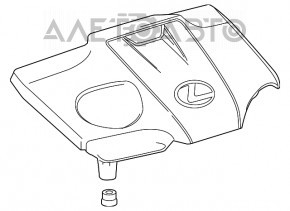 Накладка двигателя Lexus NX200t NX300 15-21 2.0T