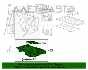 Palet motor Chevrolet Equinox 10-17 2,4