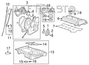 Palet motor Chevrolet Equinox 10-17 2,4