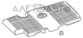 Capacul motorului Toyota Prius 50 16-