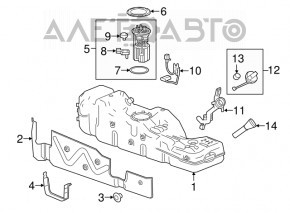 Injector duză Chevrolet Malibu 13-15 hibrid