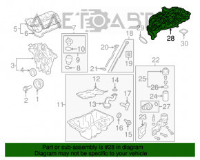 Коллектор впускной Cadillac CTS 14- 3.6