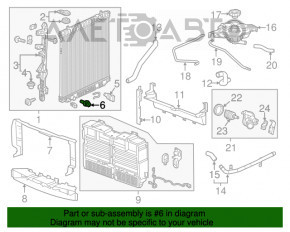 Senzor temperatură lichid de răcire Chevrolet Bolt 17 - nou original