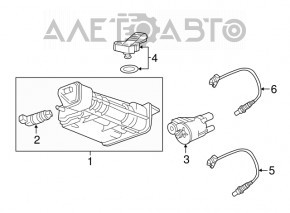 Sonda lambda pentru al doilea Chevrolet Impala 14-20 2.5