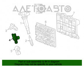 Датчик положения распредвала Chevrolet Camaro 16- 3.6 левый новый OEM оригинал