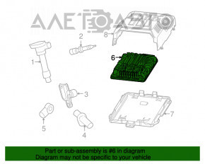 Modulul ECU al motorului Chevrolet Equinox 10-12