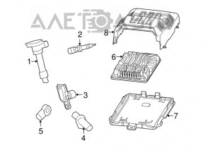 Modulul ECU al motorului Chevrolet Equinox 10-12