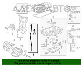 Щуп масляный Chevrolet Camaro 16- 2.0Т