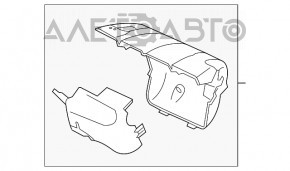 Capacul motorului Cadillac CTS 14- 2.0T