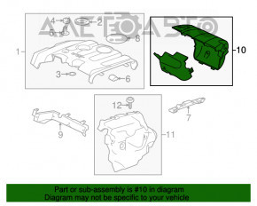 Capacul motorului Cadillac CTS 14- 2.0T