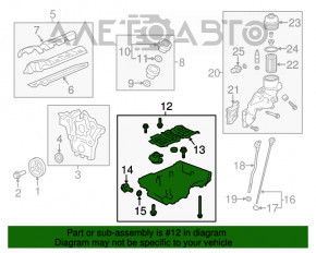 Palet ulei Cadillac CTS 14-15 3.6 LFX rwd