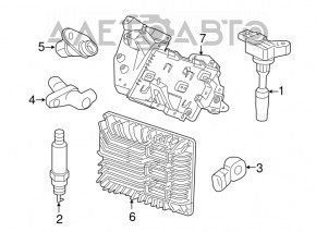 Blocul ECU al motorului Chevrolet Camaro 16- 3.6