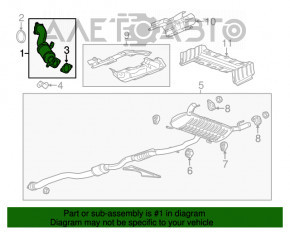 Convertor catalitic Cadillac CTS 14- 2.0T